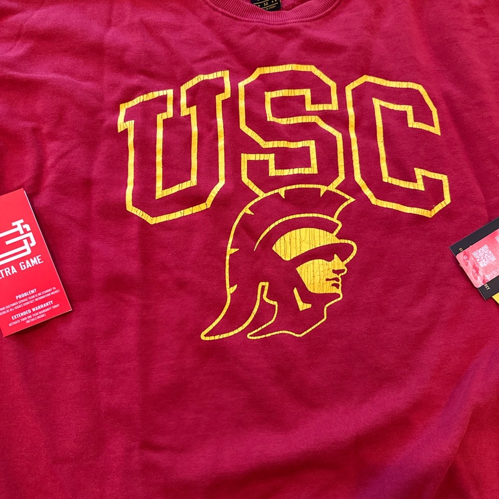 USC Official women’s crew neck sweatshirt NWT